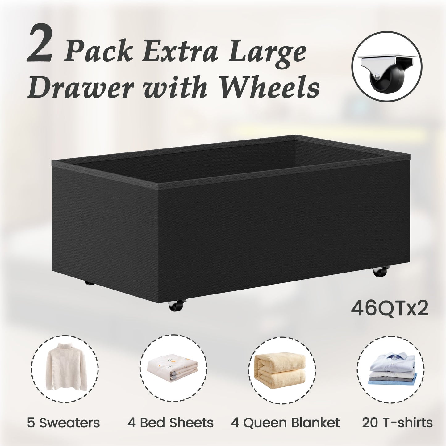 Queen Bed Frame with 2 Drawers, Headboard & Footboard, Bed Frame with Built-in Charging Station & LED Light, Storage Shelf, Noise-Free, No Box Spring Needed, Easy Assembly, Gray